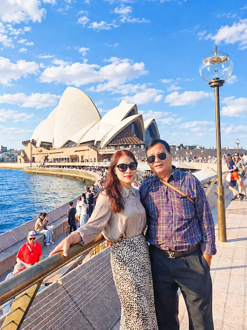 Khách Vietmytravel tại Nhà hát Opera, Sydney, Úc