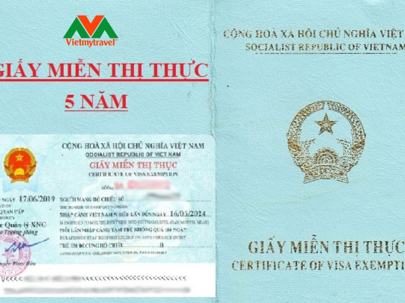 Giấy miễn thị thực 5 năm là gì?