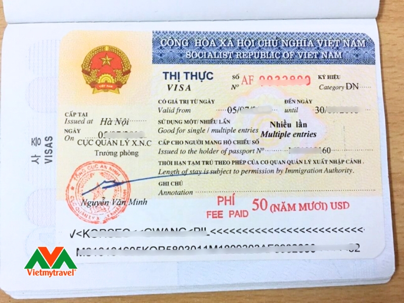 Thủ tục xin giấy miễn thị thực 5 năm mới nhất 2025