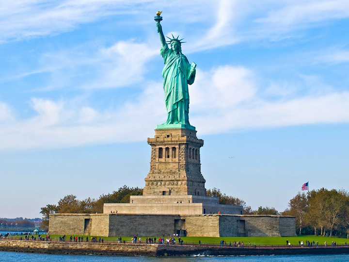 Tượng Nữ Thần Tự Do - Điểm đến nổi tiếng trong chương trình tour bờ Đông Hoa Kỳ