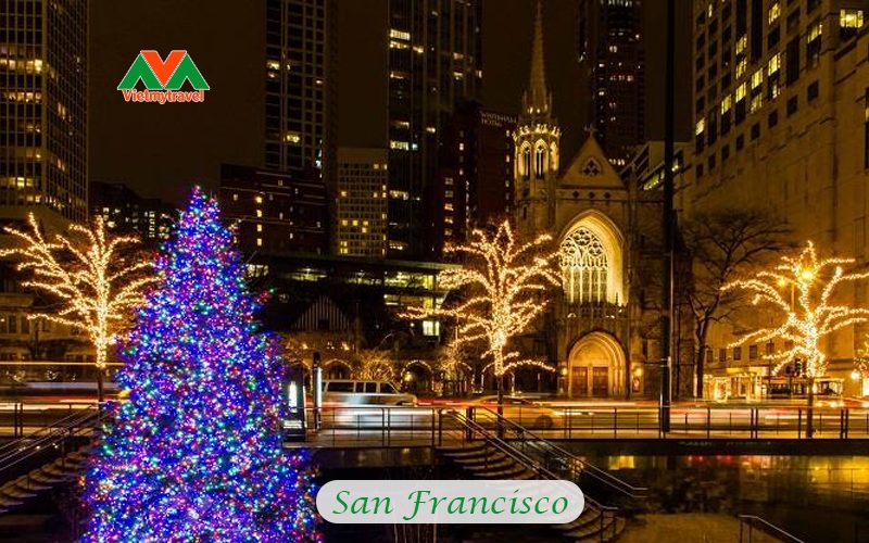 Địa điểm đến đón lễ Noel nổi tiếng nên ghé thăm - San Francisco