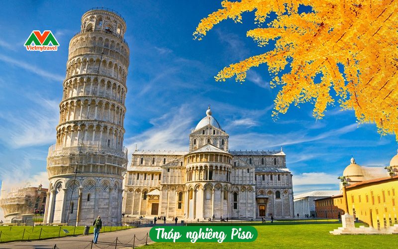 Tháp nghiêng Pisa - một trong những điểm đến nổi tiếng nhất của Ý