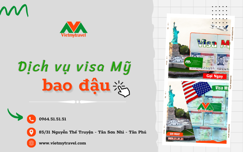 Dịch vụ visa Mỹ uy tín, chuyên nghiệp hàng đầu Việt Nam