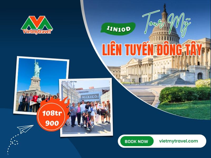 Tour du lịch liên tuyến Đông Tây Mỹ - Vietmytravel