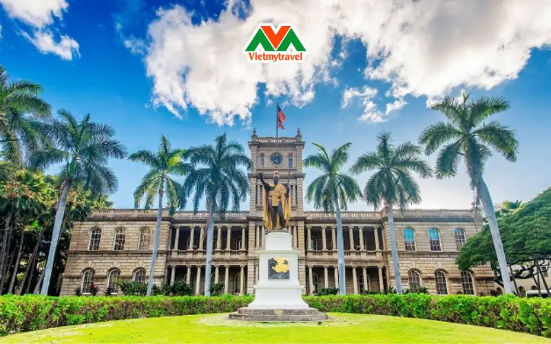 Du lịch Hawaii 2024 - Cung điện Iolani