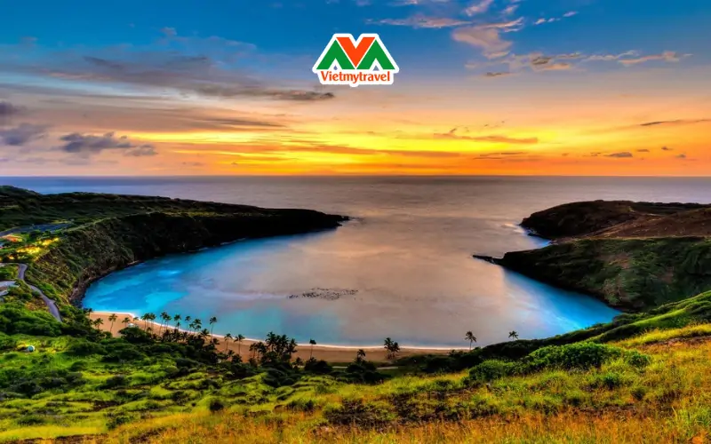 Vịnh Hanauma Bay - một trong những bãi biển đẹp nhất ở Mỹ