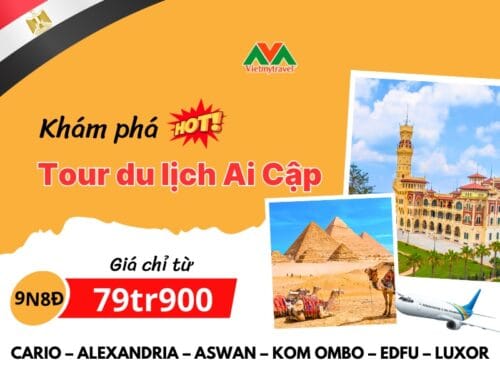 Tour du lịch Ai Cập trọn gói 9N8Đ