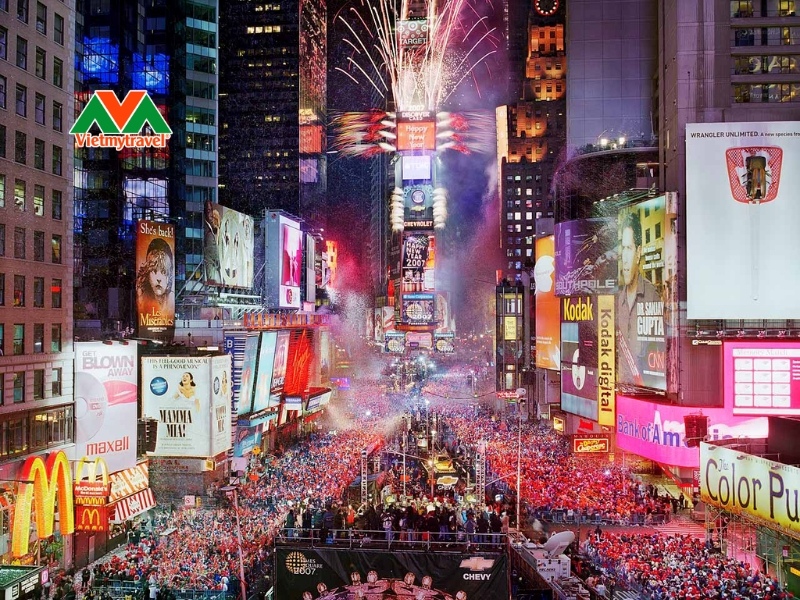 Đón Giao thừa tại Times Square