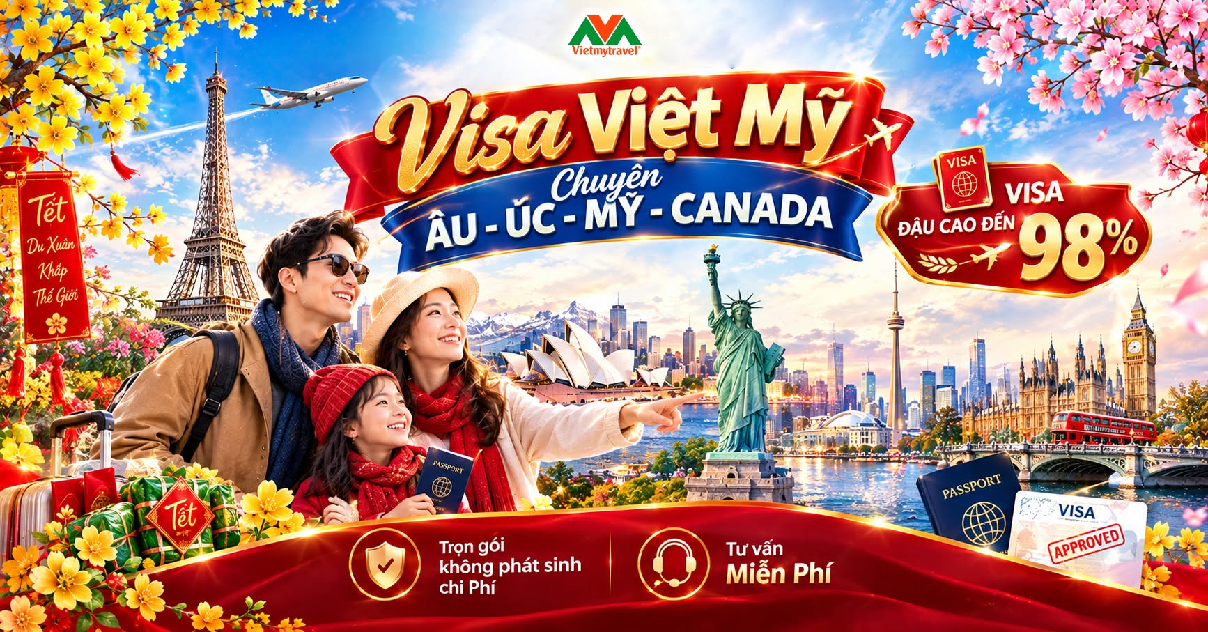 Visa Việt Mỹ - Visa khó đã có Việt Mỹ Travel Lo